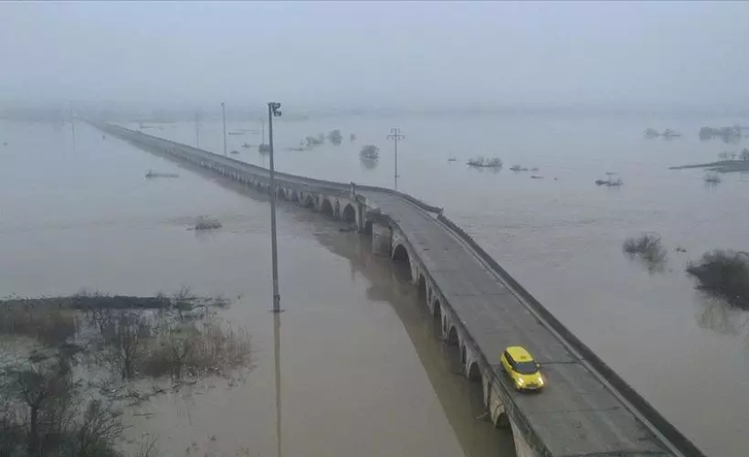Ergene Nehri'ndeki alarm seviyesi ‘turuncu’ya yükseltildi
