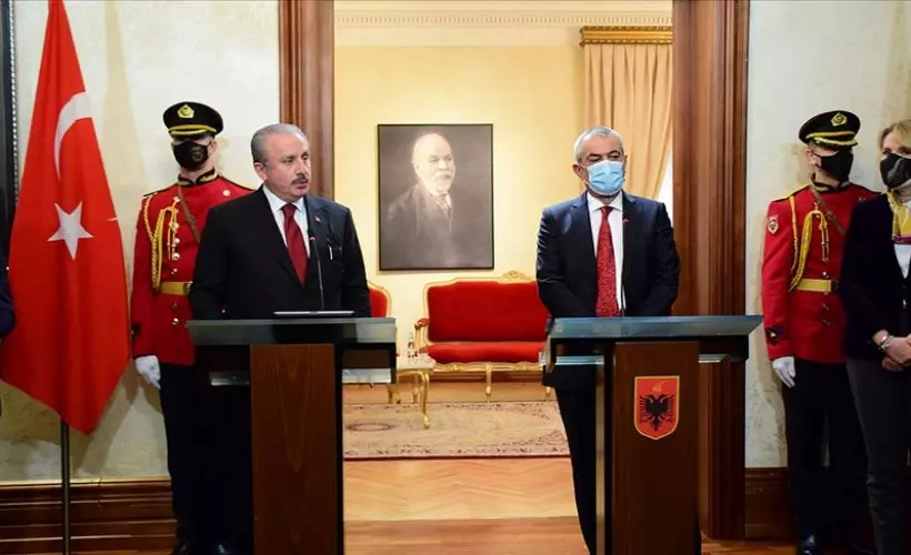 TBMM Başkanı Şentop: FETÖ'nün Türkiye-Arnavutluk ilişkilerini zehirlemesine asla izin vermeyeceğiz