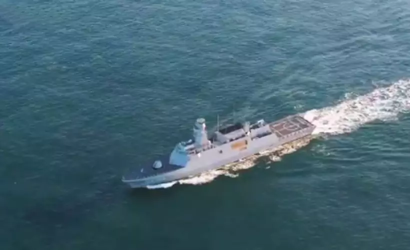 Milli gemi savar füze 'Atmaca' hedefi imha etti