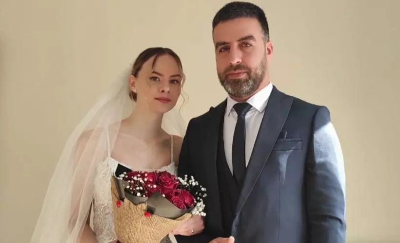 Rus inşaat mühendisi Şırnak'a gelin gitti