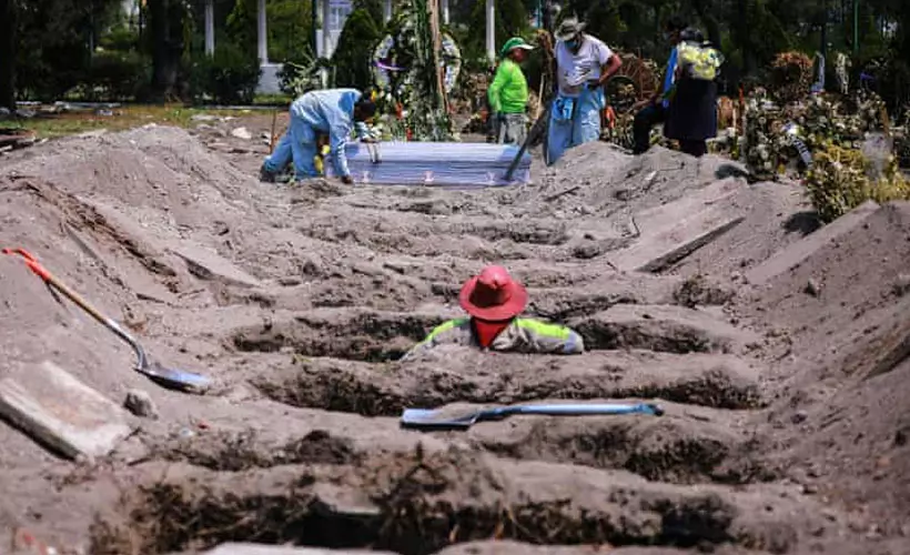 Meksika’da son 24 saatte 1368 kişi daha koronadan öldü