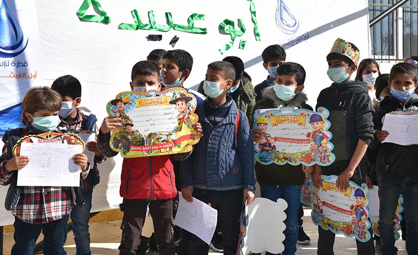 Barış Pınarı Harekatı bölgesinde karne mutluluğu