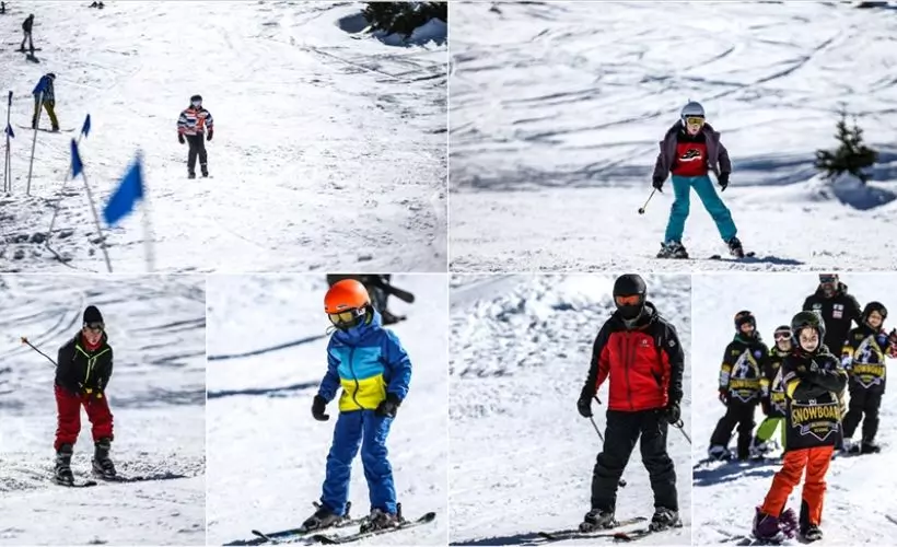 Türkiye'nin kayak merkezleri Türk sporuna hizmet ediyor