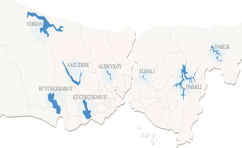 İstanbul'u besleyen su kaynakları nereden geliyor? İşte o liste