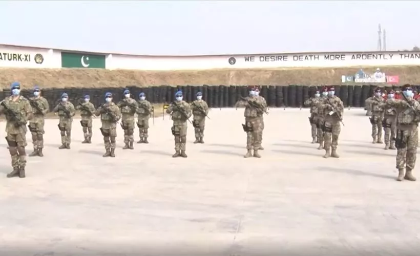 Türkiye ile Pakistan arasında icra edilen 'Atatürk Tatbikatı 2021' başladı