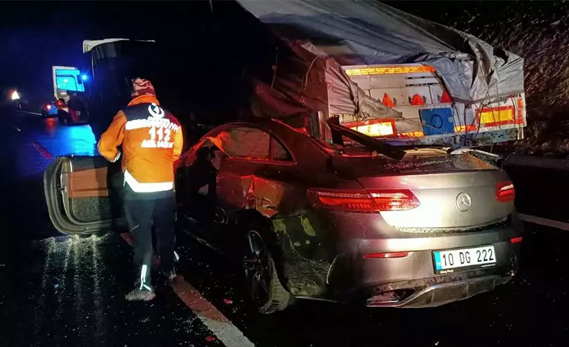 Eski belediye başkanın oğlu kazada hayatını kaybetti