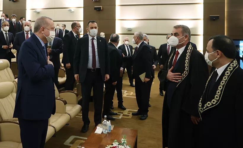 Erdoğan, İrfan Fidan’ın yemin törenine katıldı