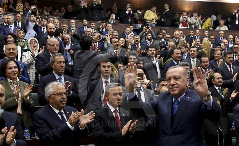 Erdoğan, grup toplantısında konuştu