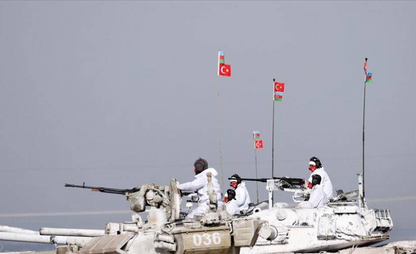 Karabağ zaferi kahramanları, Mehmetçik ile tatbikat yapmanın gururunu yaşıyor