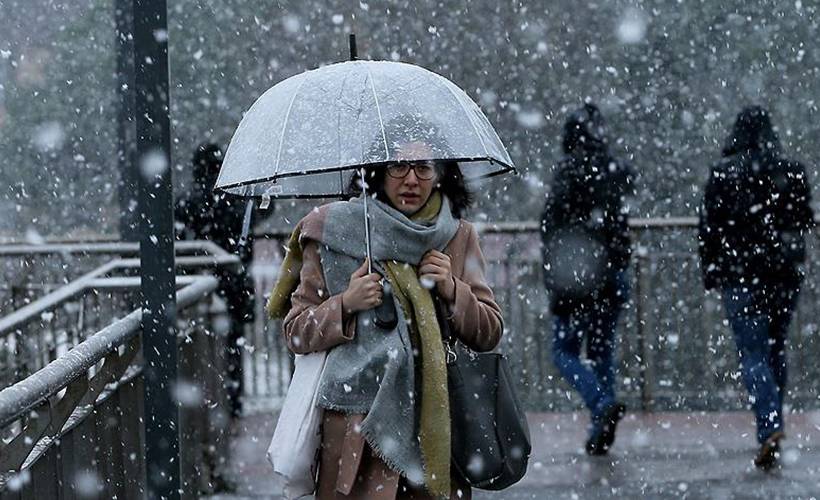 Marmara Bölgesi'nde akşam karla karışık yağmur ve kar bekleniyor