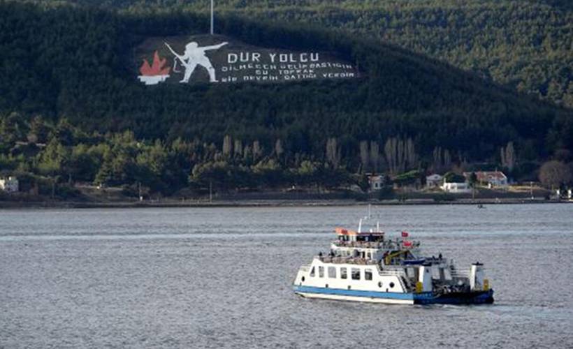 Gökçeada ve Bozcaada feribot hatlarındaki yarınki seferler iptal