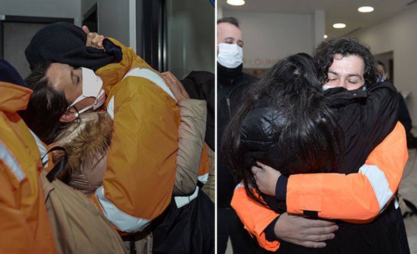 Nijerya'da serbest bırakılan 15 Türk Denizci Türkiye'ye geldi