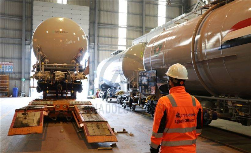 Irak'ın petrolünü taşıyacak vagonlar Kocaeli'den uğurlandı