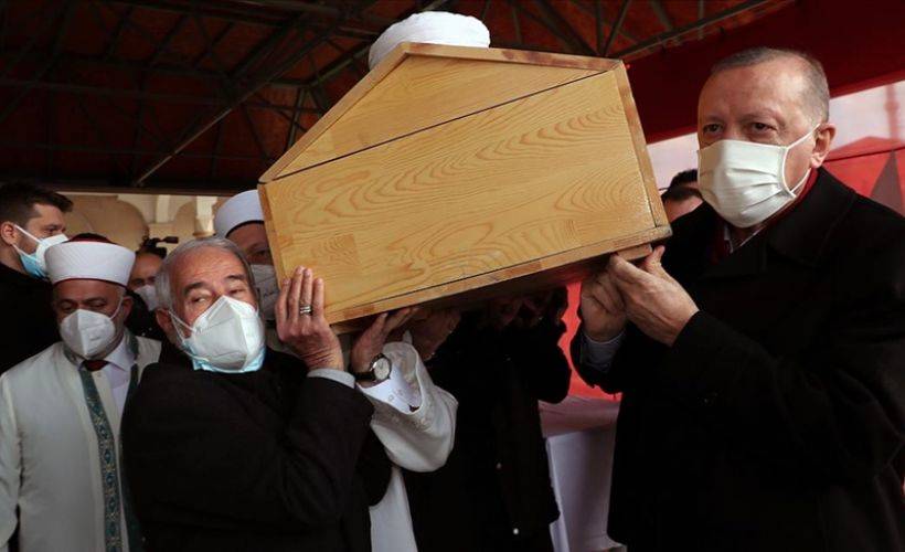 Cumhurbaşkanı Erdoğan, Hafız Abdullah Nazırlı'nın cenaze törenine katıldı