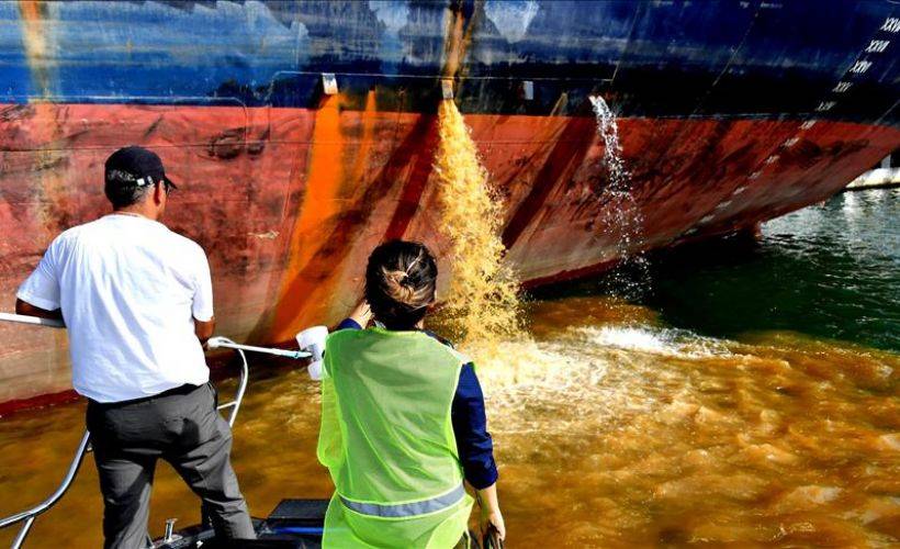 Doğu Akdeniz'i kirleten gemilere 7 milyon 386 bin 569 lira para cezası