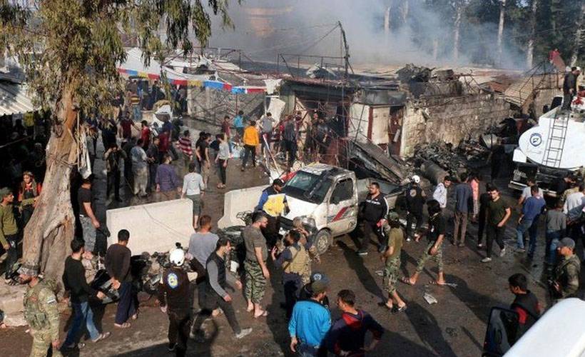 Afrin'de bombalı terör saldırısı