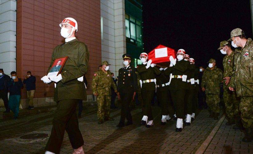 Şehit Uzman Çavuş Hüseyin Sarı'nın naaşı memleketi Kahramanmaraş'a getirildi