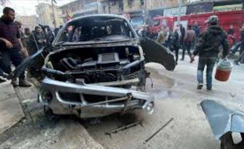 Suriye'nin kuzeyindeki Bab ilçesindeki saldırıdan ilk görüntüler