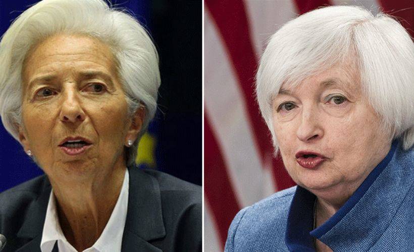 ABD Hazine Bakanı Yellen ile ECB Başkanı Lagarde ekonomiyi görüştü