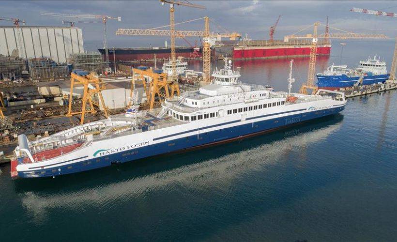 Sefine Tersanesi'nin ürettiği elektrikli feribot Norveç sularında