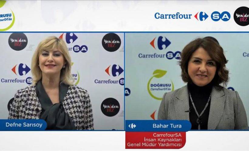 'Yeniden Kariyerim CarrefourSA' dijital seminerinde kadınlara yönelik kariyer fırsatları paylaşıldı