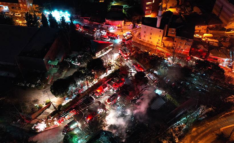 Boğaziçi Üniversitesi'nde korkutan yangın