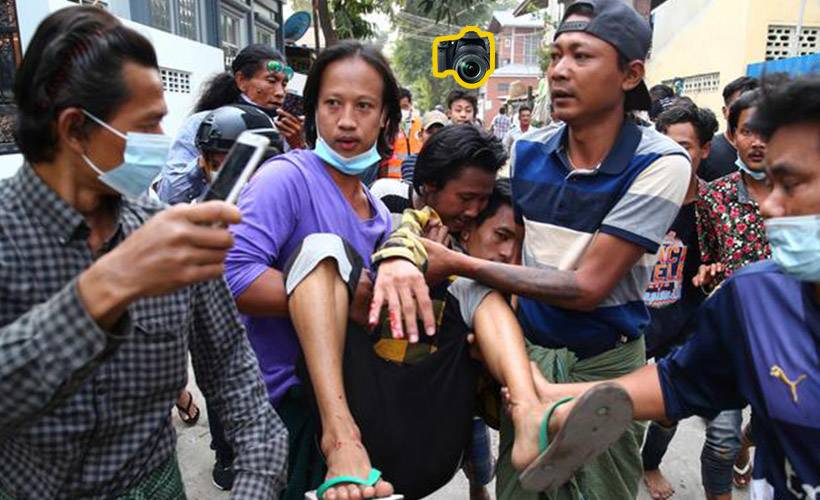 Myanmar'da güvenlik güçleri protestoculara ateş açtı: Ölü ve yaralı var