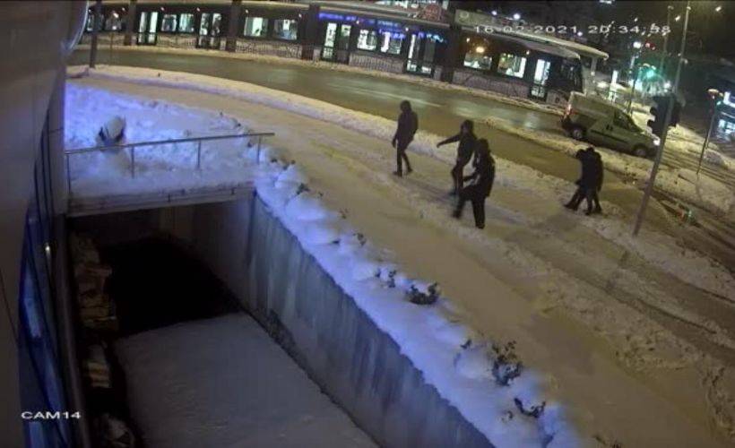 'Kardankadın'ın çalınma anı güvenlik kamerasında