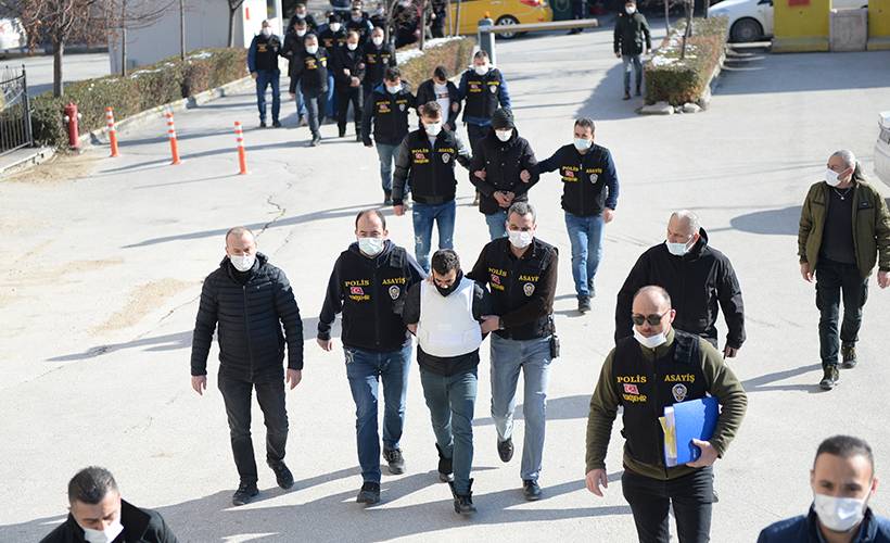 Eskişehir'deki cinayetle ilgili 9 şüpheli adliyeye sevk edildi