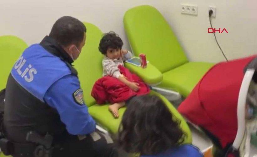 Polislerden, tedavi gören 64 çocuğa moral ziyareti