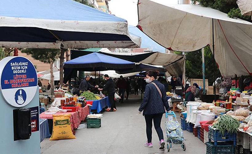 İpsala halk pazarı geçici olarak kapatıldı