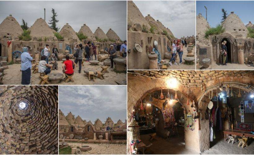 Harran'ın konik kubbeli evleri, özelliğiyle dikkat çekiyor