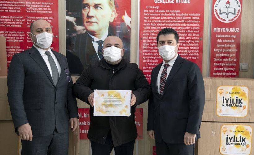 VakıfBank İyilik Kumbarası okul ihtiyaçlarını karşılıyor