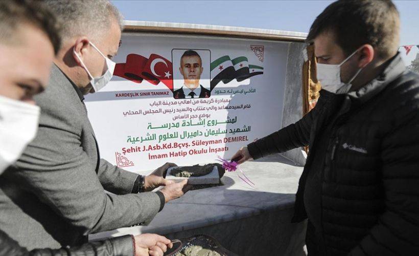 Suriyeliler, Şehit Başçavuş Demirel'in adını Bab'da yaşatacak
