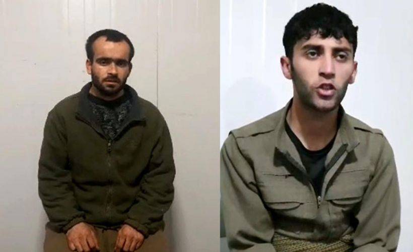 Gara'da yakalanan iki PKK'lı teröristin ifade görüntüleri ortaya çıktı