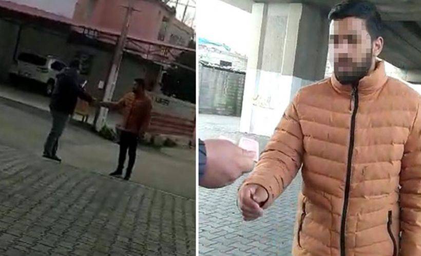 Sivil polislerden 'değnekçilere' suçüstü kamerada