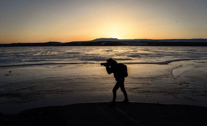 'Bir gün batımına baktım, bir buz tutan sulara; şahane!'