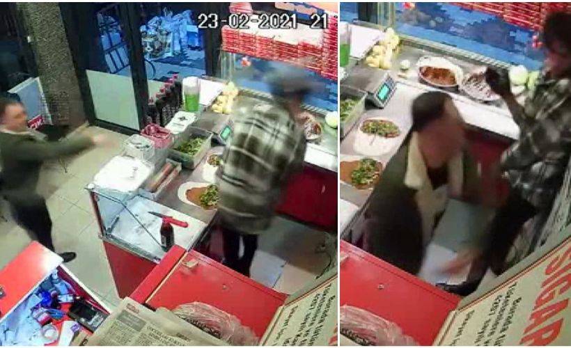 Çiğ köftenin acılı olduğunu iddia eden şahıs, çalışan genci darbetti!