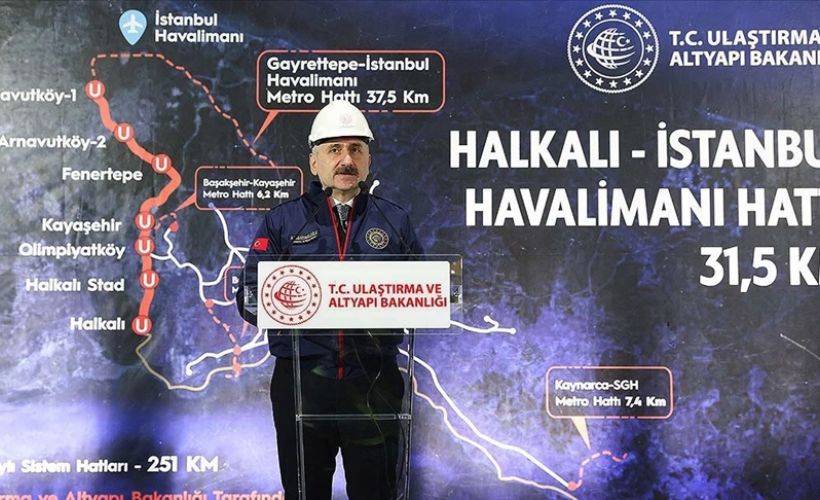 Bakan Karaismailoğlu: İstanbul'a iki raylı sistem hattı daha kazandırıyoruz