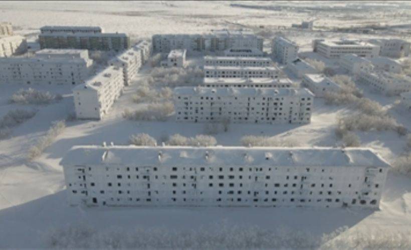 Rusya'nın buz ve karlarla kaplı ‘hayalet’ şehri Vorkuta