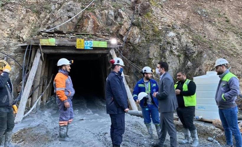 Çanakkale'de maden ocağında göçük