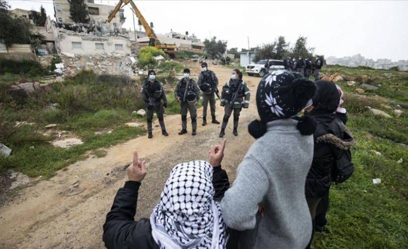 İsrail güçleri Kudüs'te engelli bir Filistinlinin evini 6'ncı kez yıktı