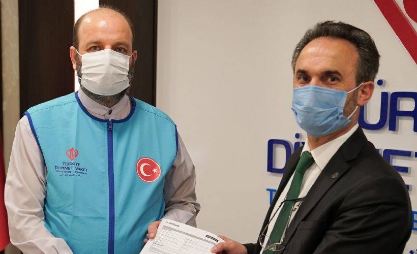 Din görevlileri ve hayırseverlerden İyilik Konutları için 366 bin liralık destek