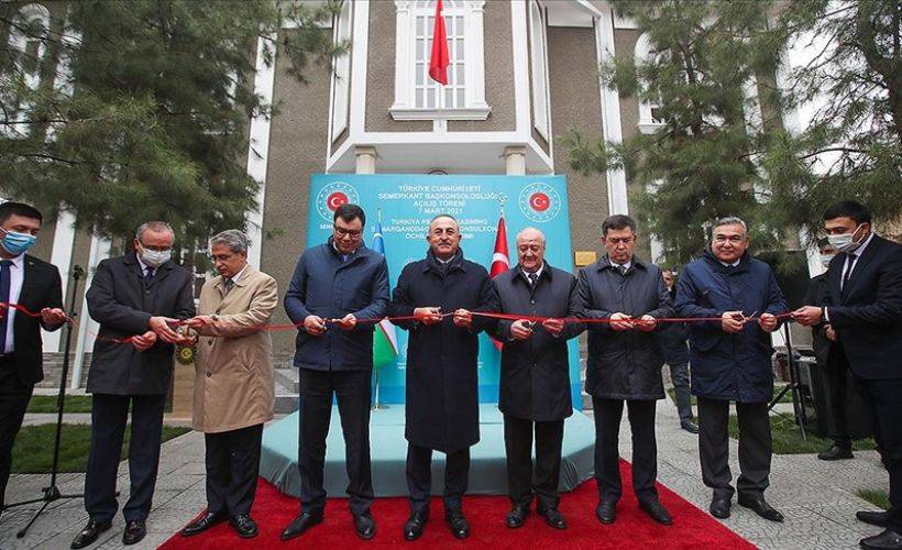 Türkiye'nin Semerkant Başkonsolosluğu açıldı