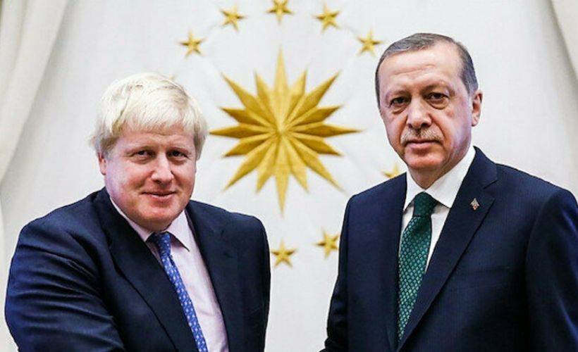 Erdoğan ve Johnson görüşmesinde Türkiye-İngiltere ilişkileri konuşuldu