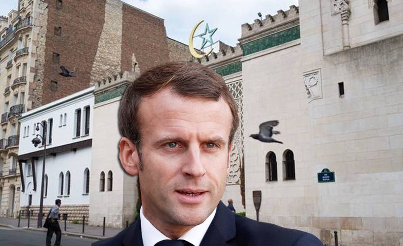 Macron'dan Paris Camisi'ne ziyaret
