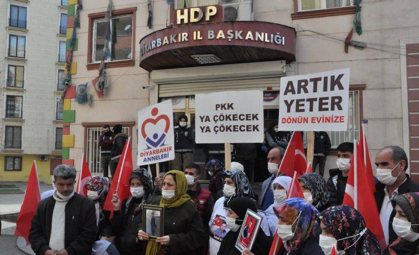 554'üncü günde evlat nöbetine katılan aile sayısı 214 oldu