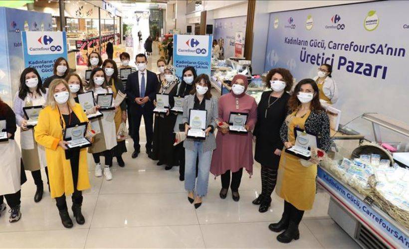 CarrefourSA, 8 Mart Dünya Kadınlar Günü’nü geleneksel 'Üretici Pazarı' ile kutladı