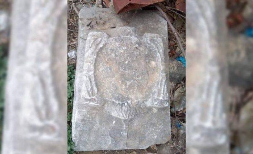 Bizans dönemine ait taş sütunu 250 bin dolara satmak isterken yakalandı