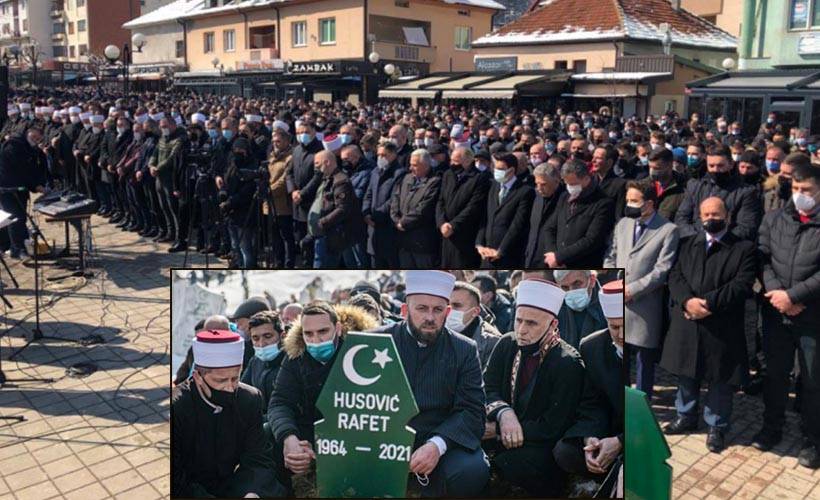Karadağlı Boşnakların Lideri Rafet Husoviç toprağa verildi